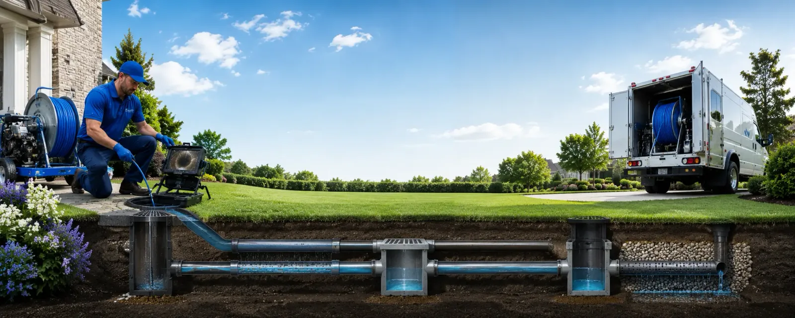 Outdoor drain cleaning information for Cardington, OH